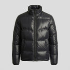 Steppmantel für Herren mit Steppung aus Polyester im Stehkragen-Design Schwarz 2