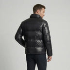 Steppmantel für Herren mit Steppung aus Polyester im Stehkragen-Design Schwarz 5