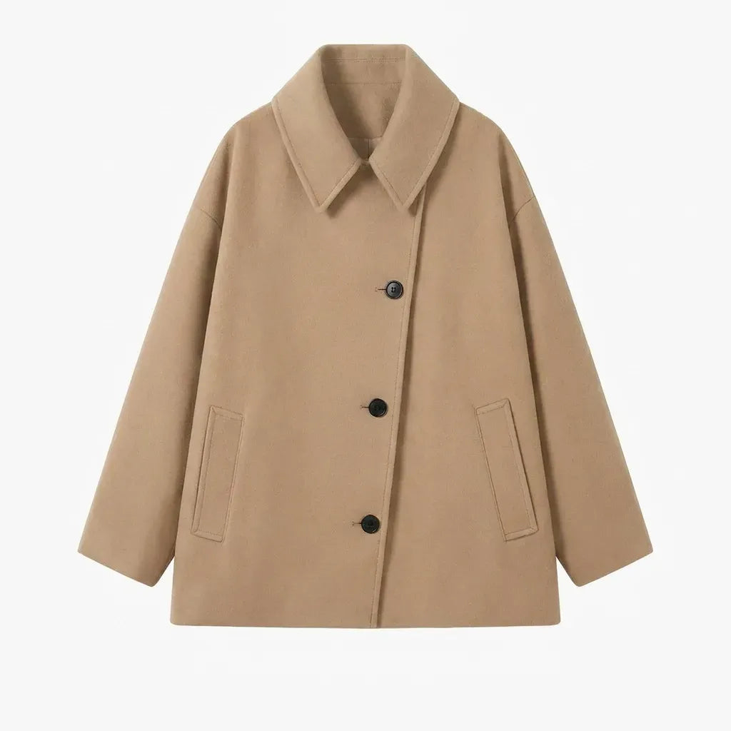 Trenchcoat für Damen im klassischen Stil mit tailliertem Schnitt für den Übergang Beige 3