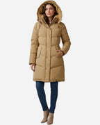 Jacke für Damen mit flauschigem Innenfutter in großen Größen