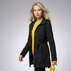 Leichte Damen Jacke für den Frühling mit Kapuze
